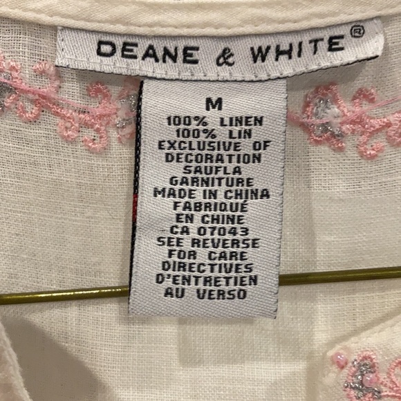 Deane & White Linen tunic M - Picture 4 of 7